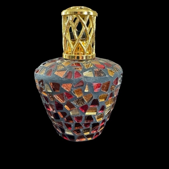 La Tee Da Other - La Tee Da - Home fragrance burner mosaic large size with gold lattice crown